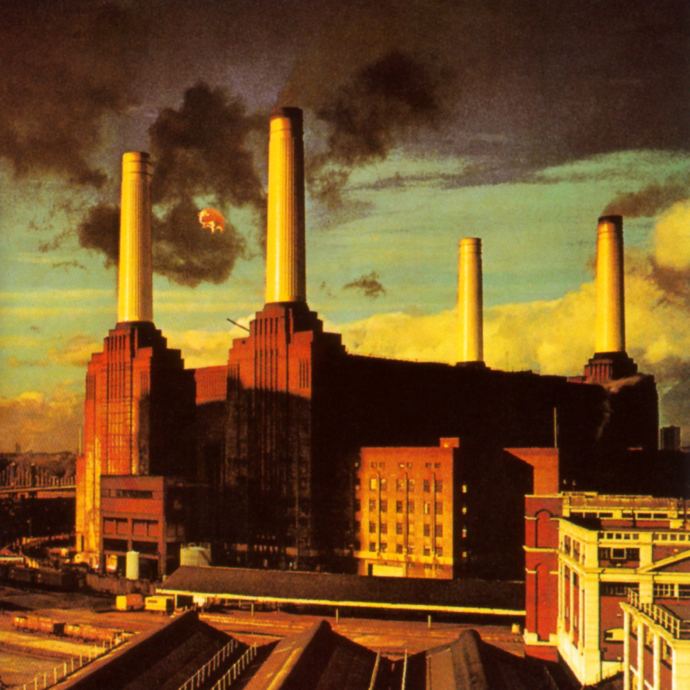 Fig. 2: Pink Floyds album Animals var selv en genfortolkning af George Orwells berømte politiske allegori Animal Farm fra 1945.