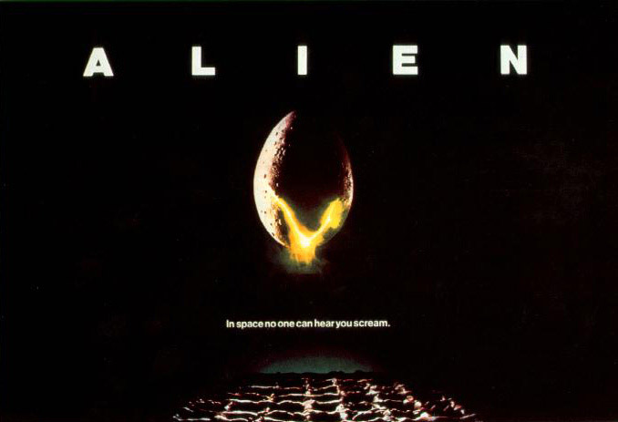 Fig. 1: The tagline for Alien (1979) reads like a headline for Alfonso Cuarón’s modern-day sound spectacle Gravity (2013).