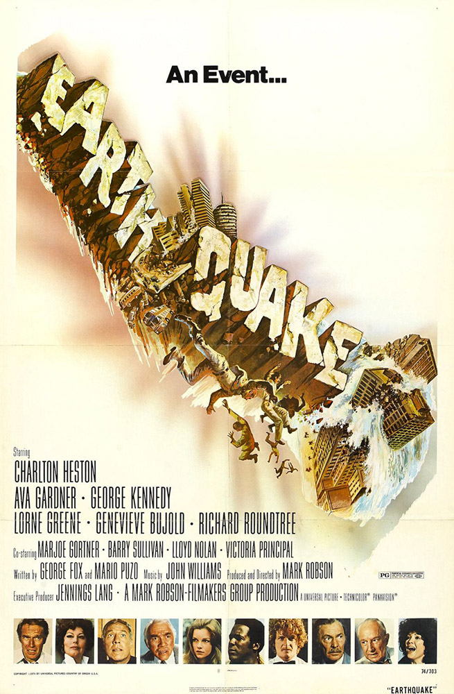 Fig. 7-8: Two of many gimmicky sound films from the 1970s: Earthquake (1974) and Invasion of the Body Snatchers (1978).
