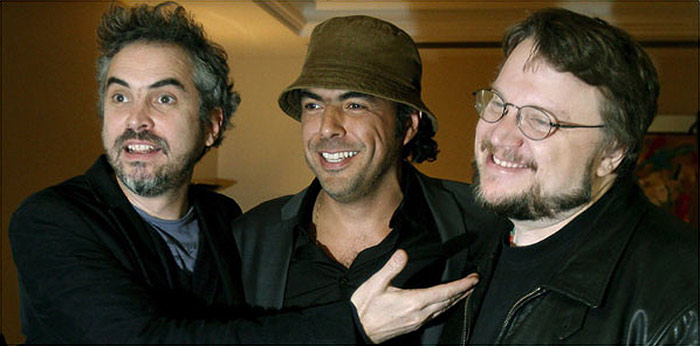 The three amigos of cinema.