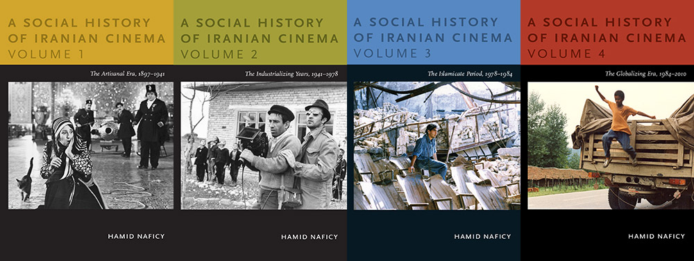 Fig. 1 - Iransk films historie i fire bind. Hamid Naficy: A Social History of Iranian Cinema, Durham: Duke University Press, 2011-12.