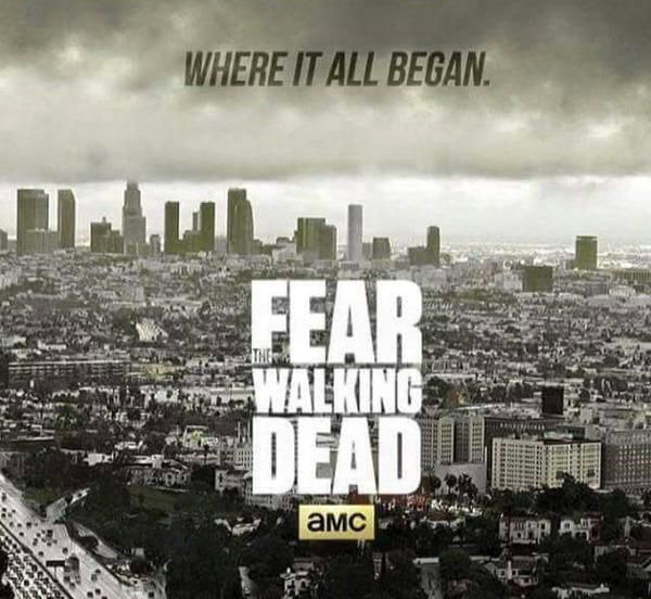 Fig. 11: Tv-serier som Fear the Walking Dead (AMC, 2015-) udkommer forskudt på mange forskellige platforme, og med de mange nye udgivelsesvinduer og sociale medier er muligheden blevet større for at foregribe og spoile handlingstråde i diverse film og tv-serier.