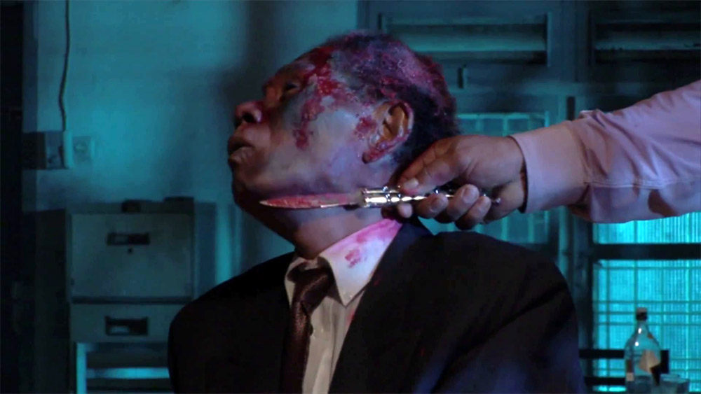 Fig. 12: The Act of Killing (2012) illustrerer det, som Bill Nichols kalder blurred boundaries, hvor grænsen imellem fiktion og fakta nærmer sig den totale opløsning.
