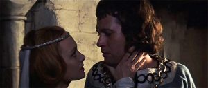 Figur 3: Francesca Annis og Jon Finch i Polanskis Macbeth: ”Er du en mand eller en mus, Macbeth?”