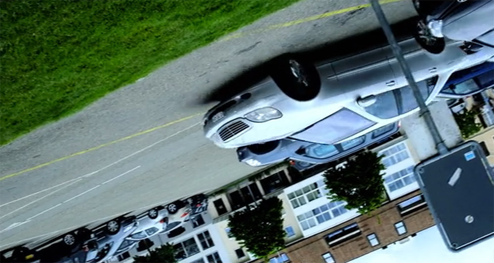 Fig. 6. At one point in the film the camera is placed upside down.
