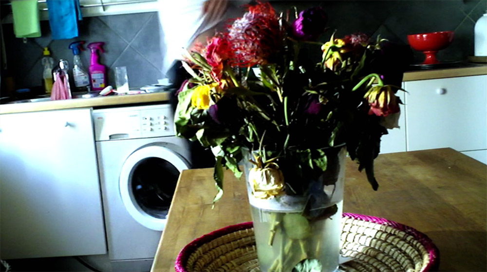 Fig. 9. Godard frequently places objects in front of other objects.