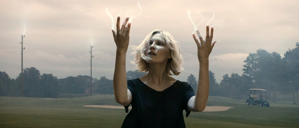 Fig. 2: Justine er til stede i de fænomener, der knytter sig til Jordens undergang.