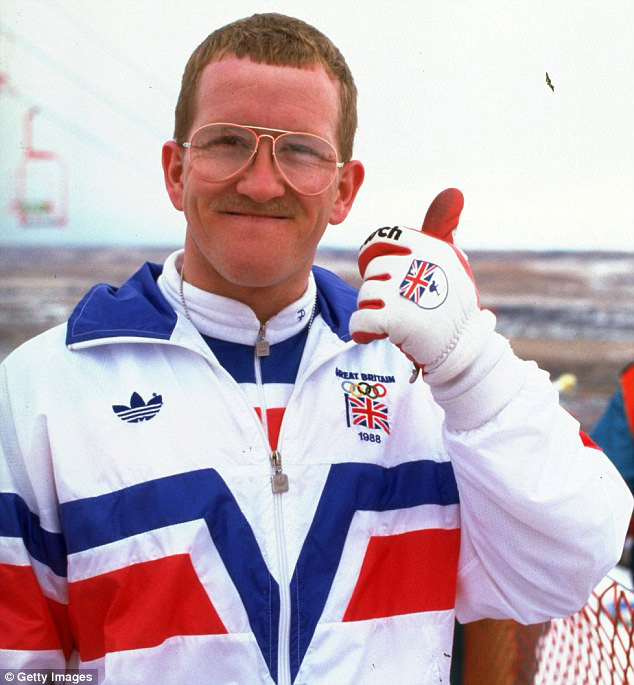 Fig. 8. Den ukuelige optimist Eddie ”The Eagle”.