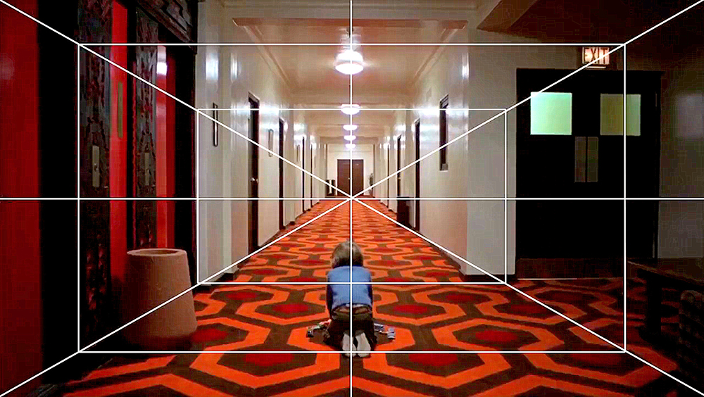 Fig. 17: A vanishing point perspective shot from Stanley Kubrick’s The Shining (1980).